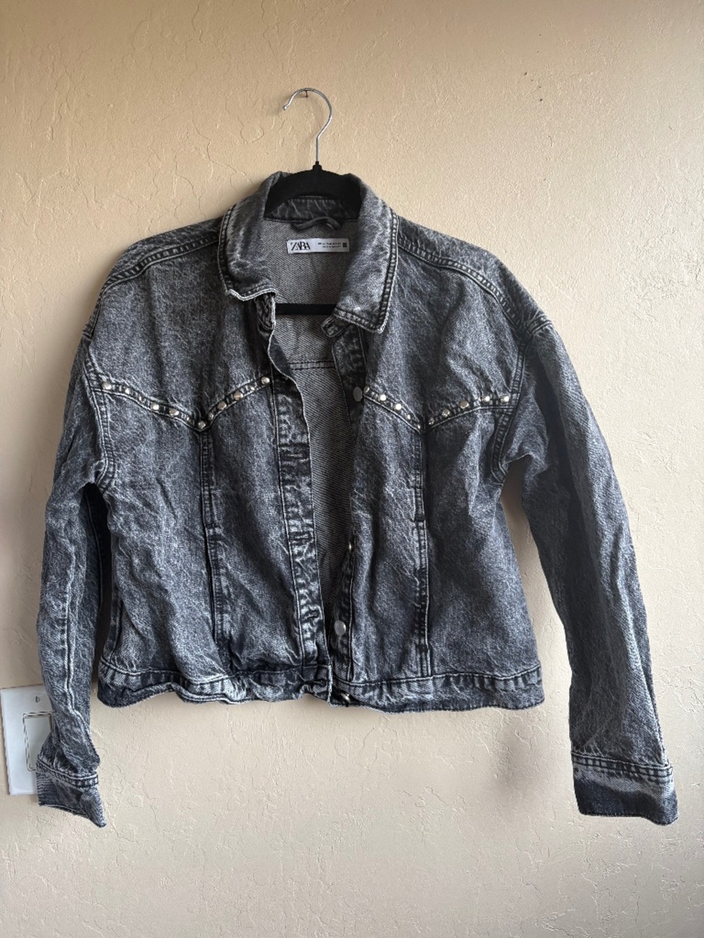 Zara - acid wash Jean jacket